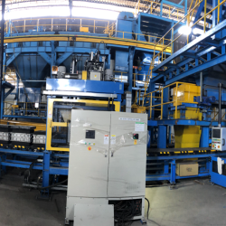 High pressure molding line